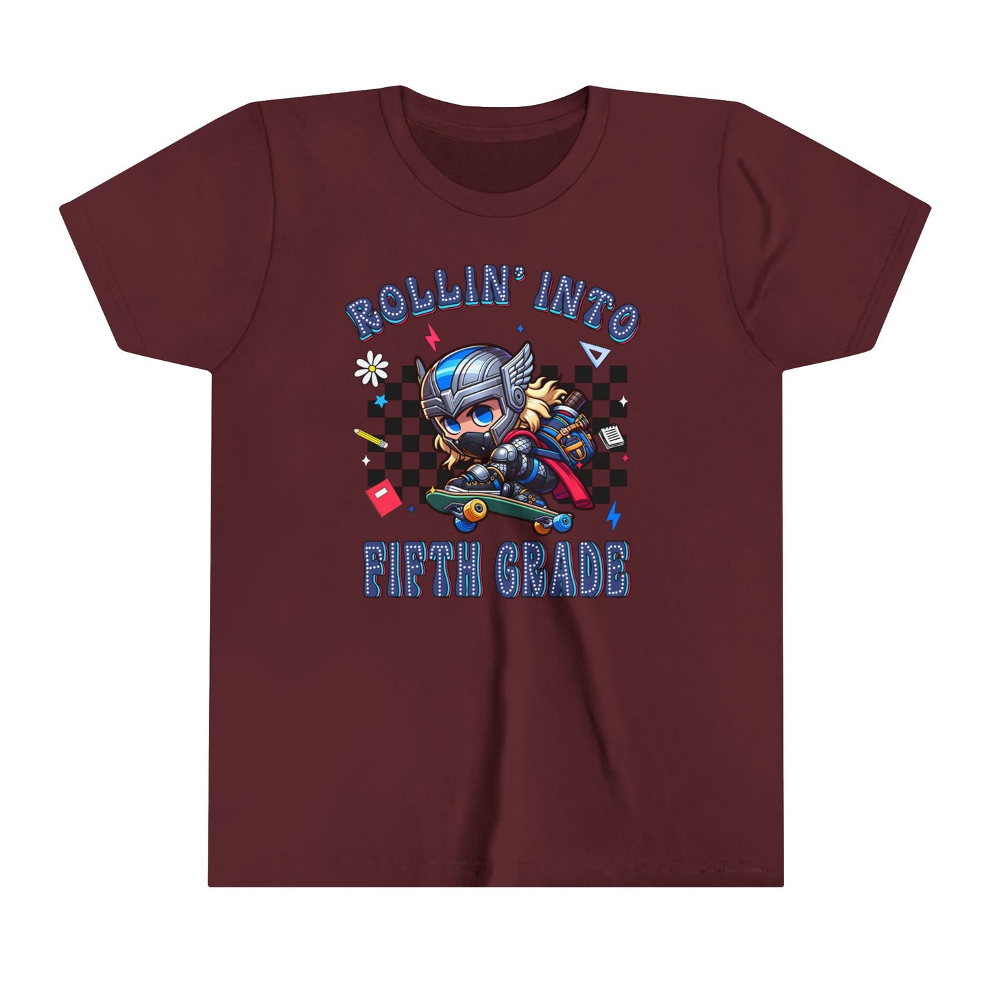 THOR - Rollin' Into 5th Grade Youth Short Sleeve Tee