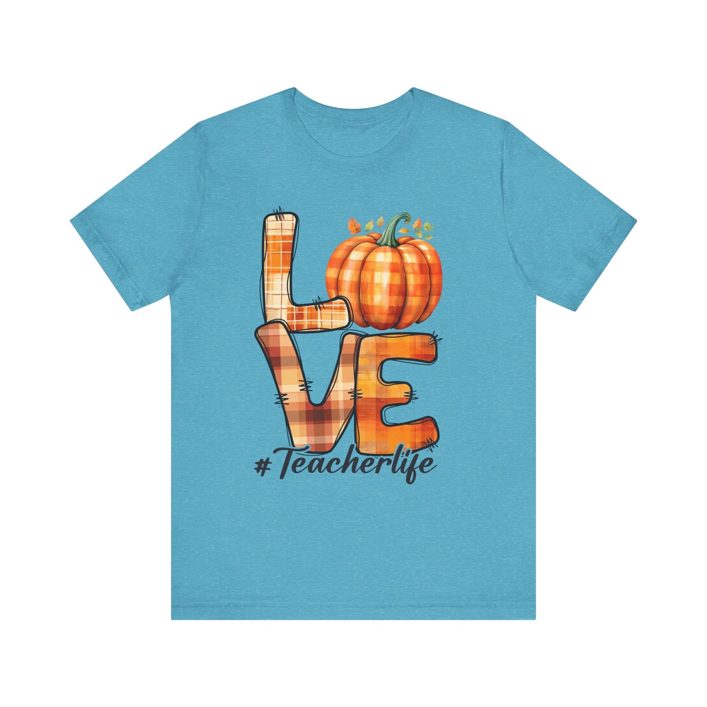 LOVE Teacher Life Jersey Short Sleeve Tee