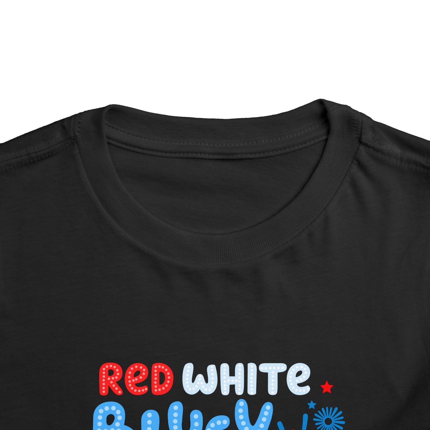 Red, White & Bluey Toddler Short Sleeve Tee