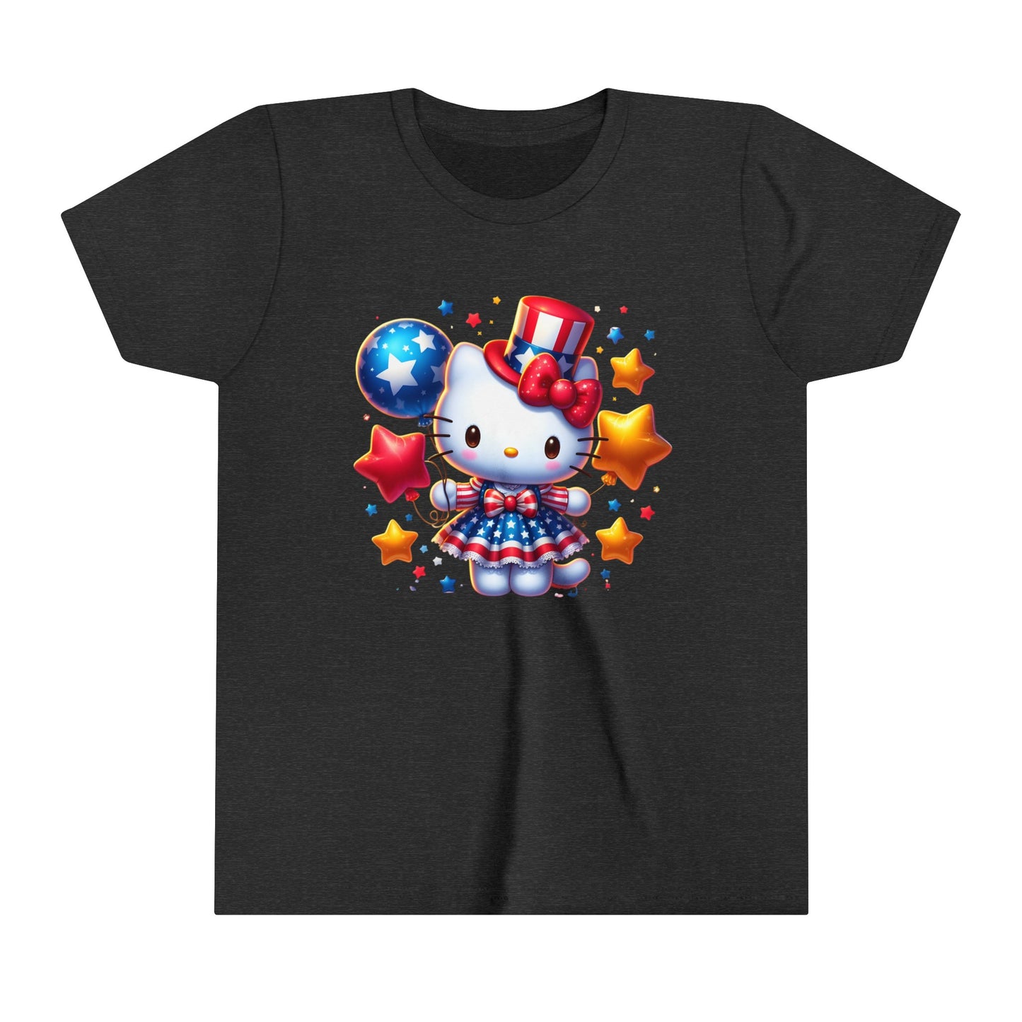Balloons Hello Kitty Youth Short Sleeve Tee