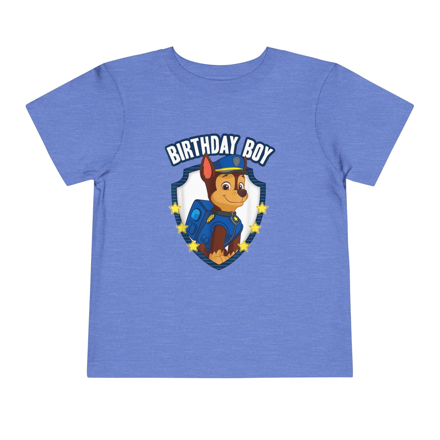 Paw Patrol Chase Birthday Boy Toddler Short Sleeve Tee