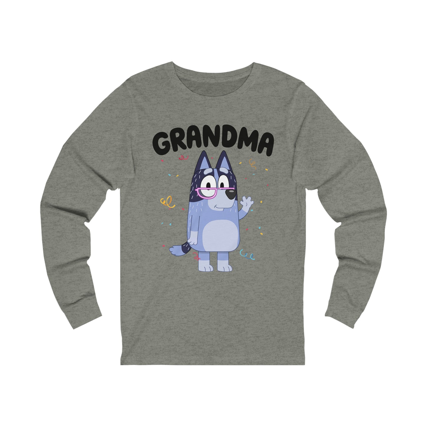 Grandma Bluey Birthday long sleeve Tshirt