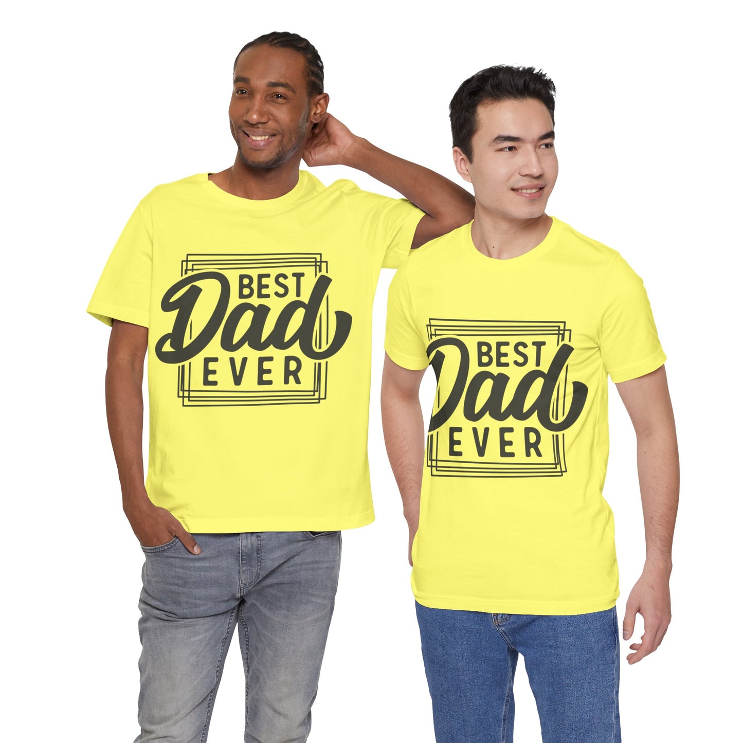 Best Dad Ever Jersey Short Sleeve Tee