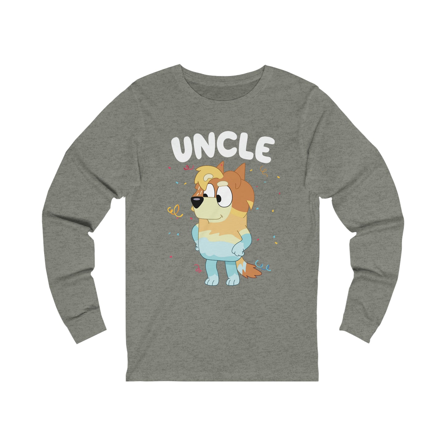 Uncle Bluey Birthday Long sleeve Tshirt