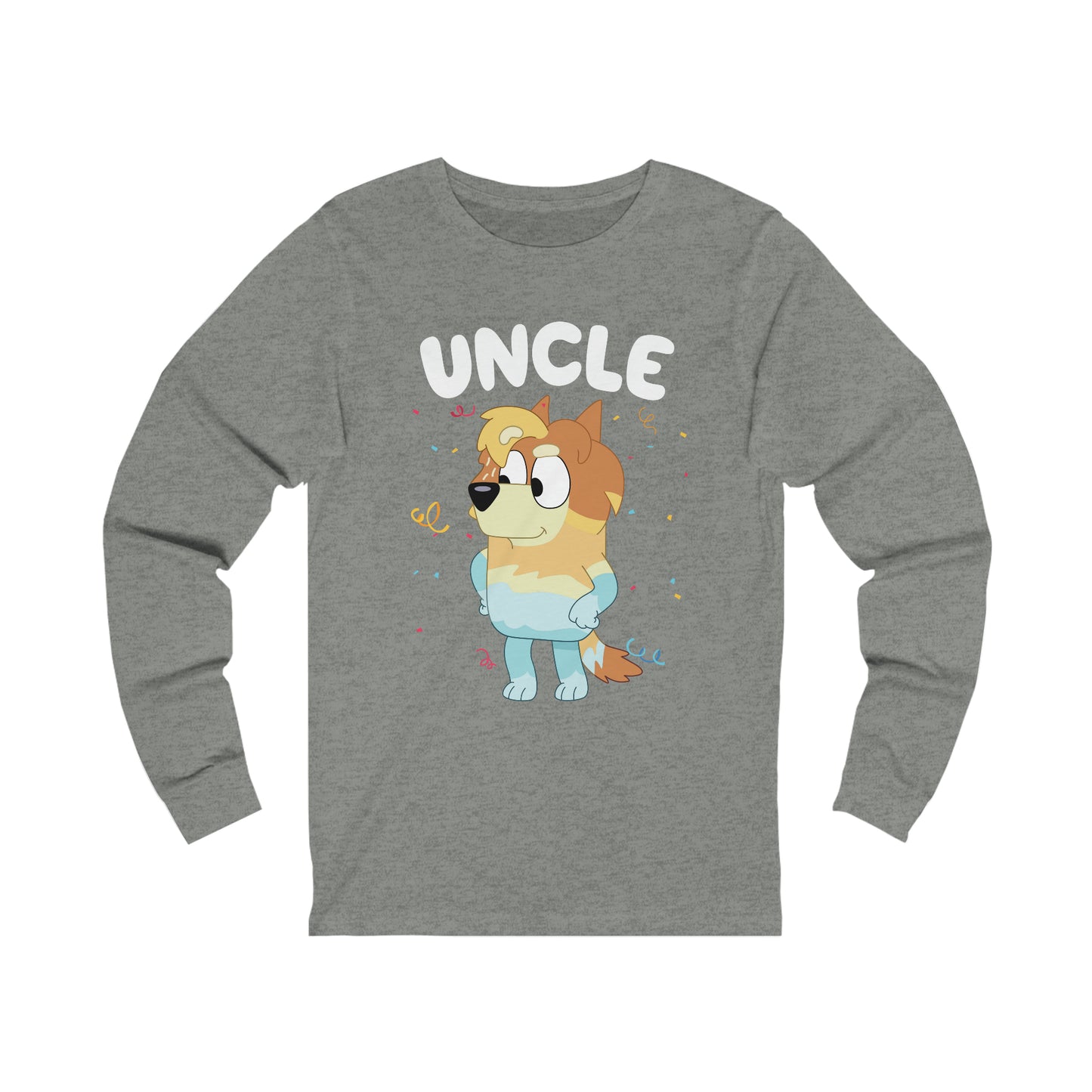 Uncle Bluey Birthday Long sleeve Tshirt