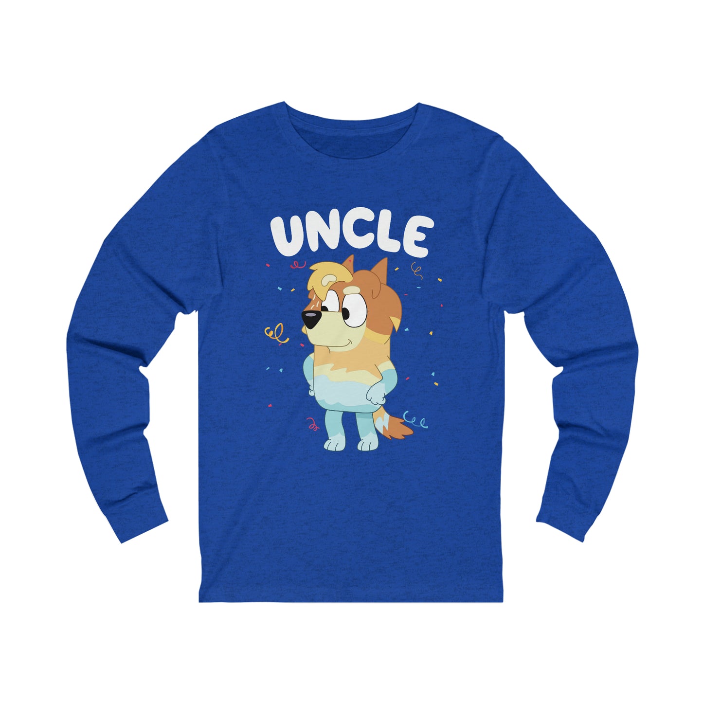 Uncle Bluey Birthday Long sleeve Tshirt