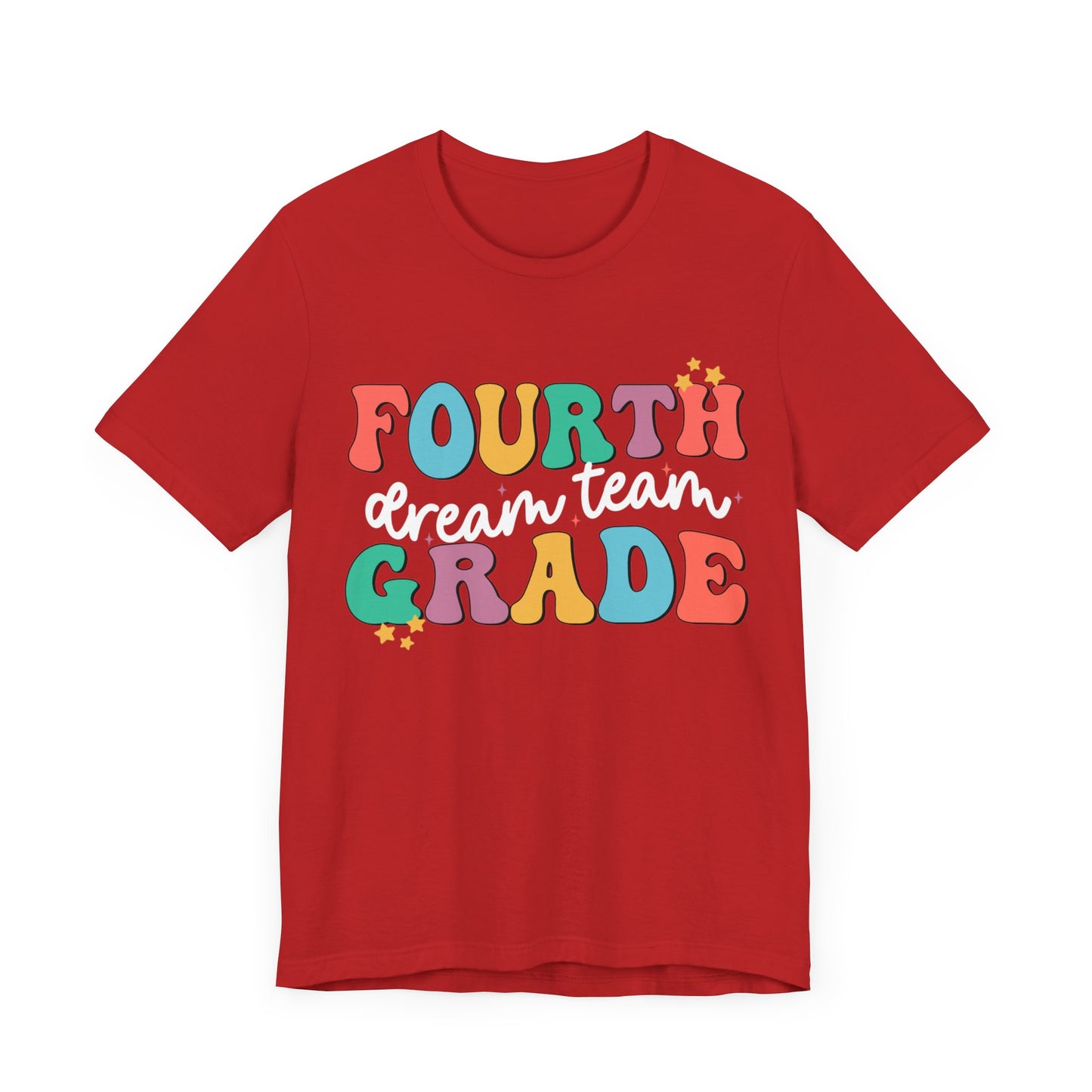 Fourth Grade Dream Team Jersey Short Sleeve Tee