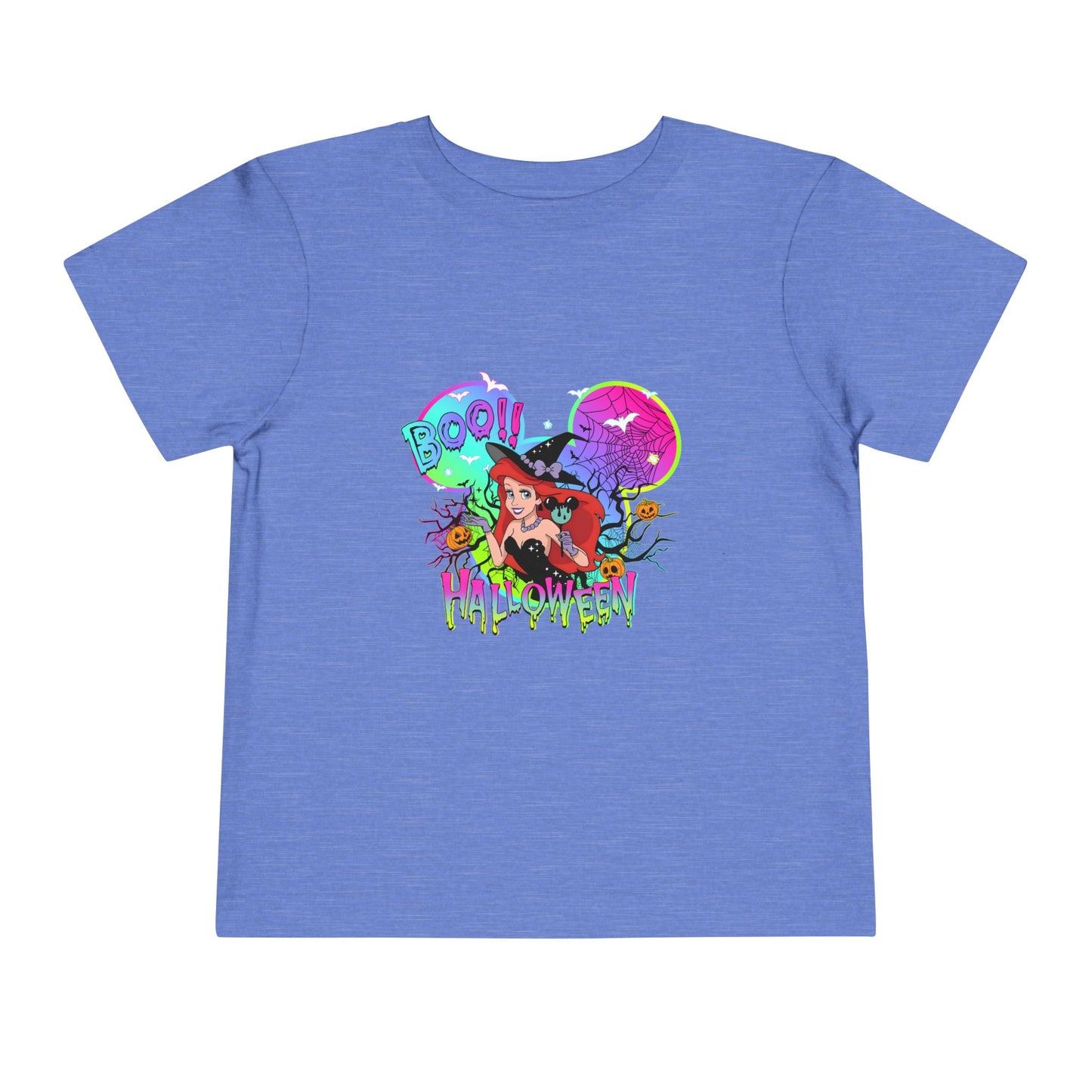 Ariel Boo! Halloween Toddler Short Sleeve Tee