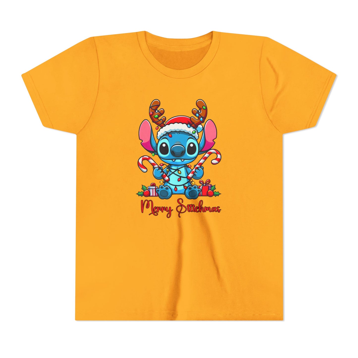 Merry Stitchmas Youth Short Sleeve Tee