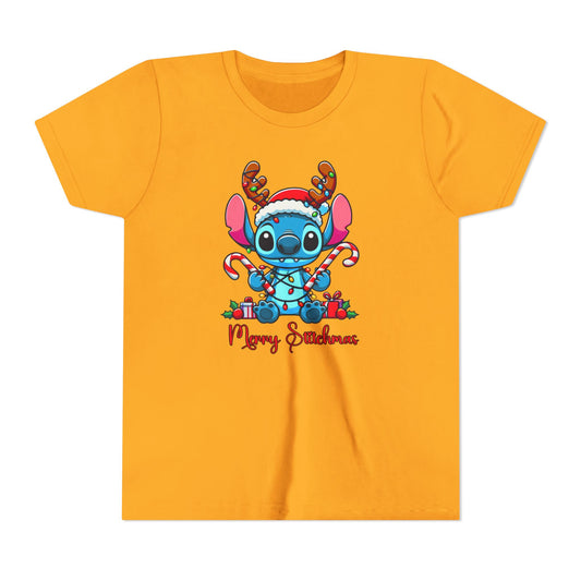 Merry Stitchmas Youth Short Sleeve Tee