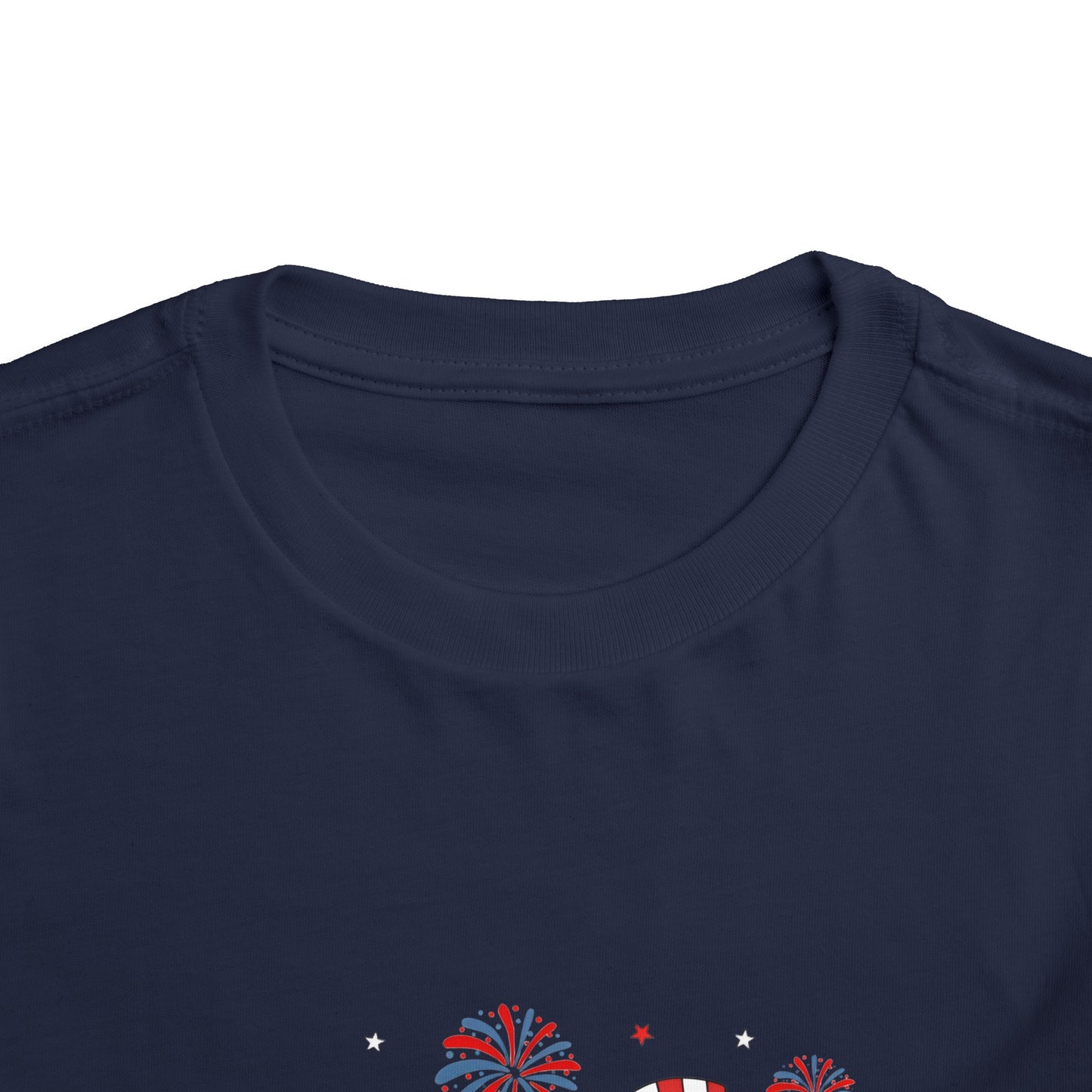 Happy 4th of July Toddler Short Sleeve Tee