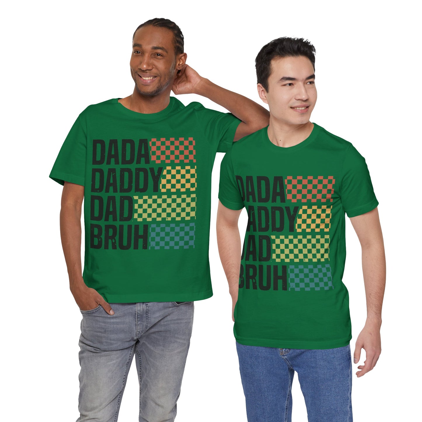 DADA DADDY DAD BRUH Jersey Short Sleeve Tee