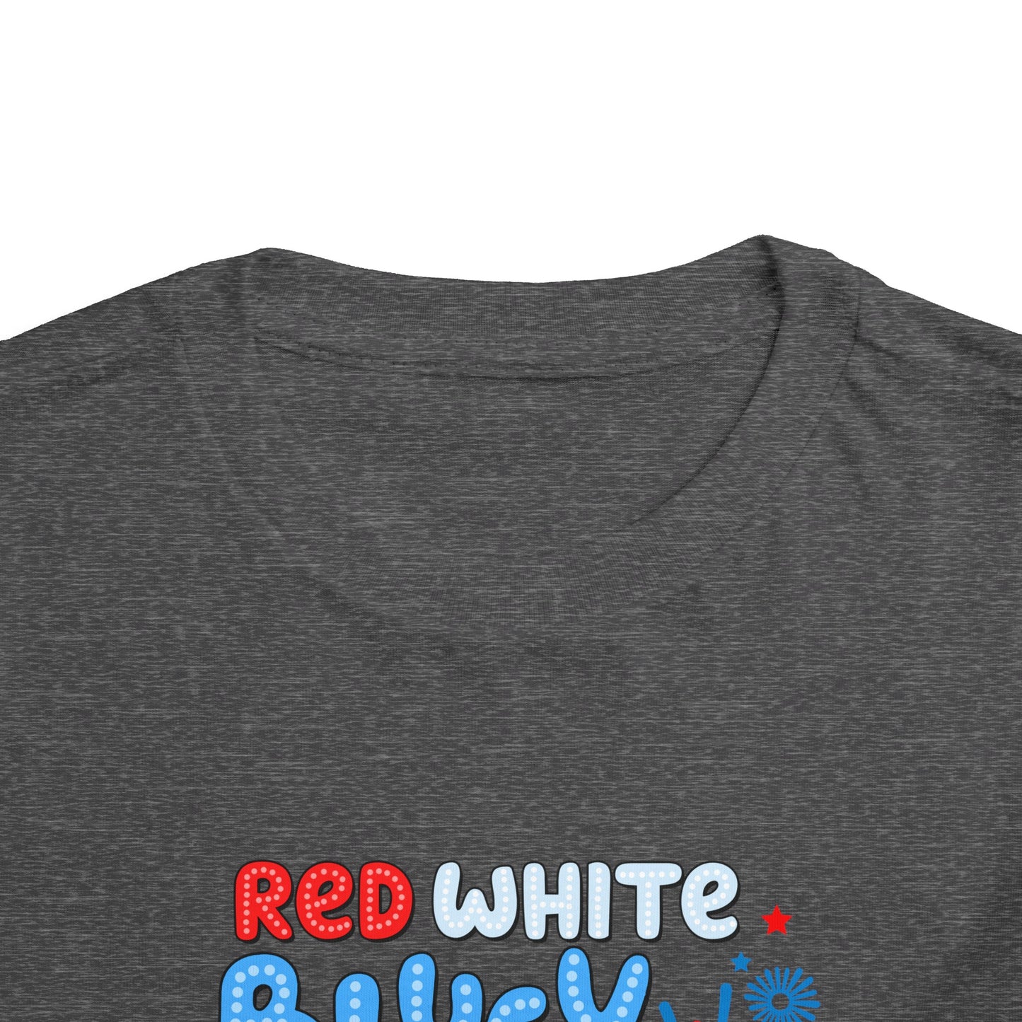 Red, White & Bluey Toddler Short Sleeve Tee