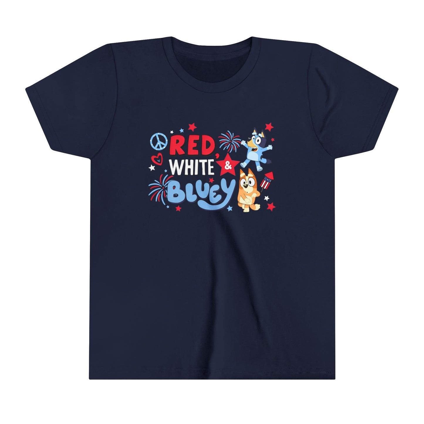 Red, White & Bluey Youth Short Sleeve Tee