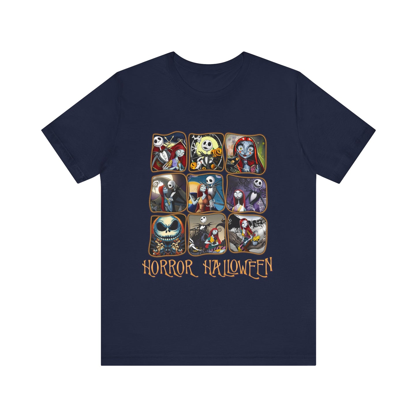 Horror Halloween Jersey Short Sleeve Tee