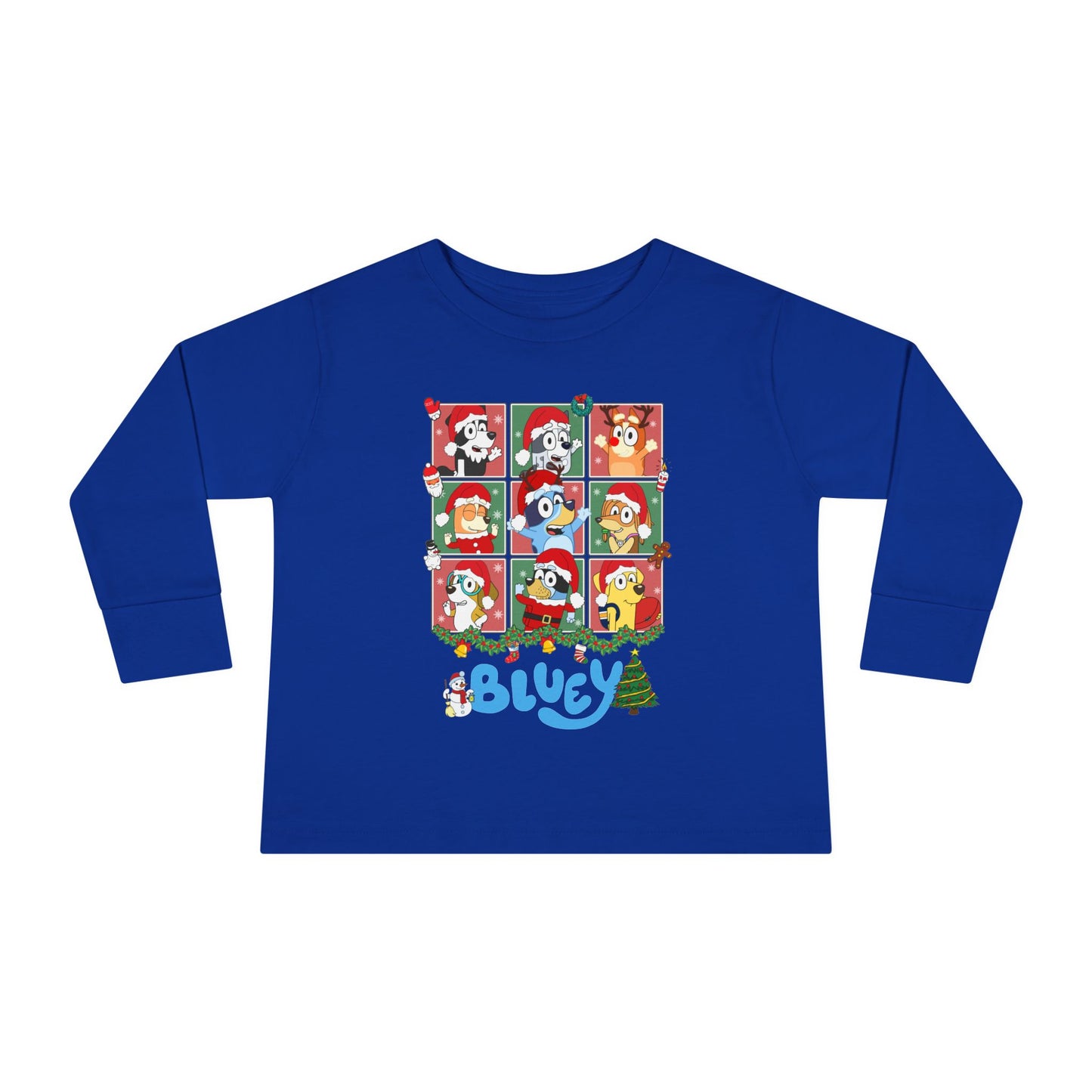 Christmas Polaroids Toddler Long Sleeve Tee