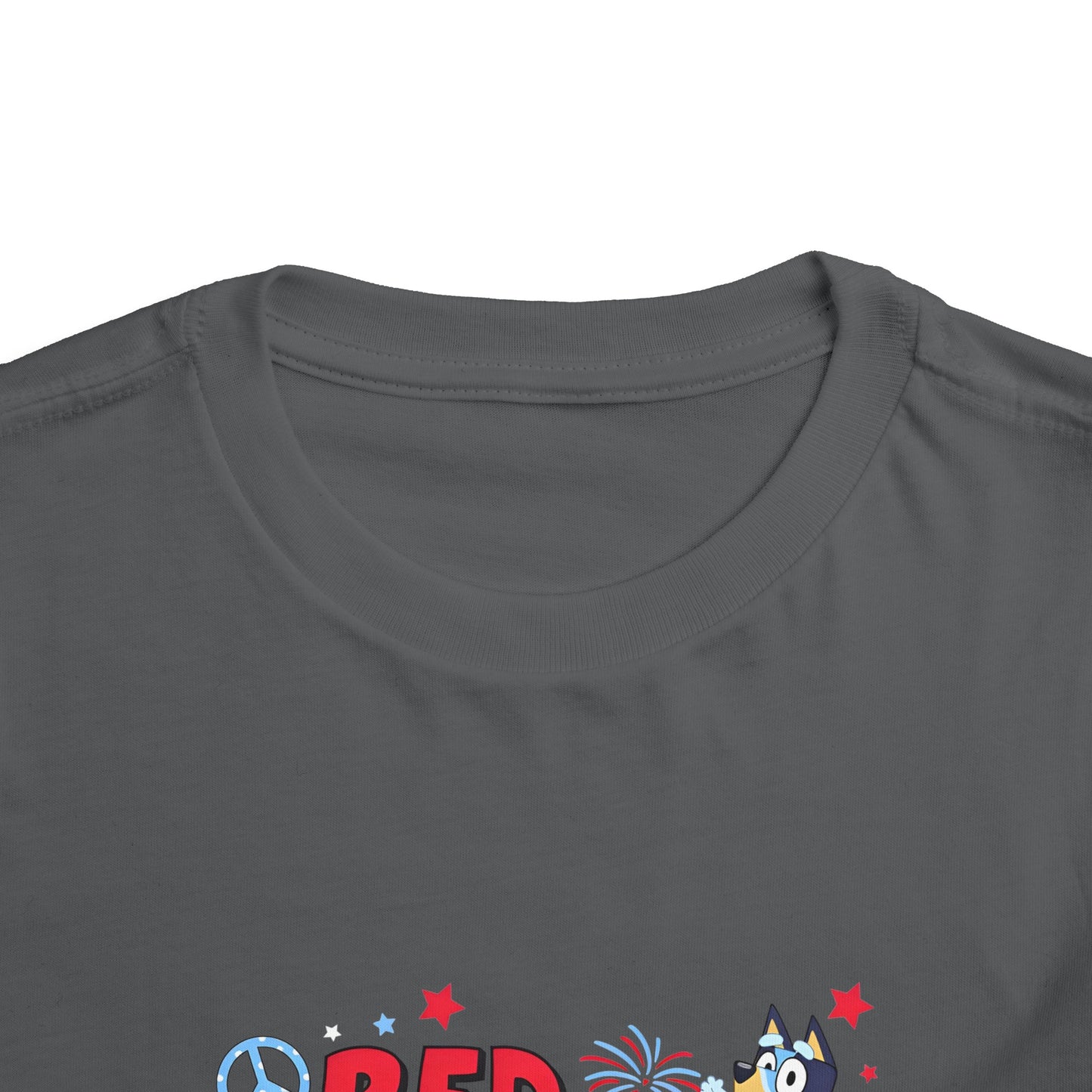 Red, White & Bluey Toddler Short Sleeve Tee