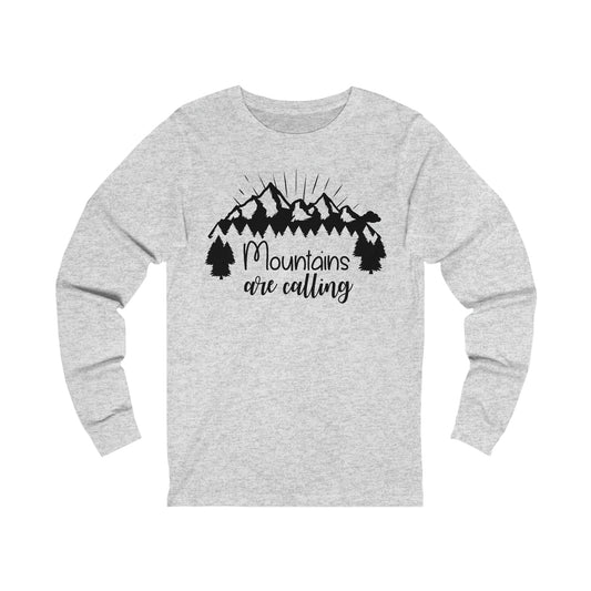 Mountains are Calling Long Sleeve Tshirt