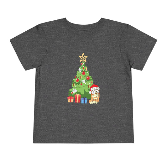 Christmas Tree Bingo Toddler Short Sleeve Tee