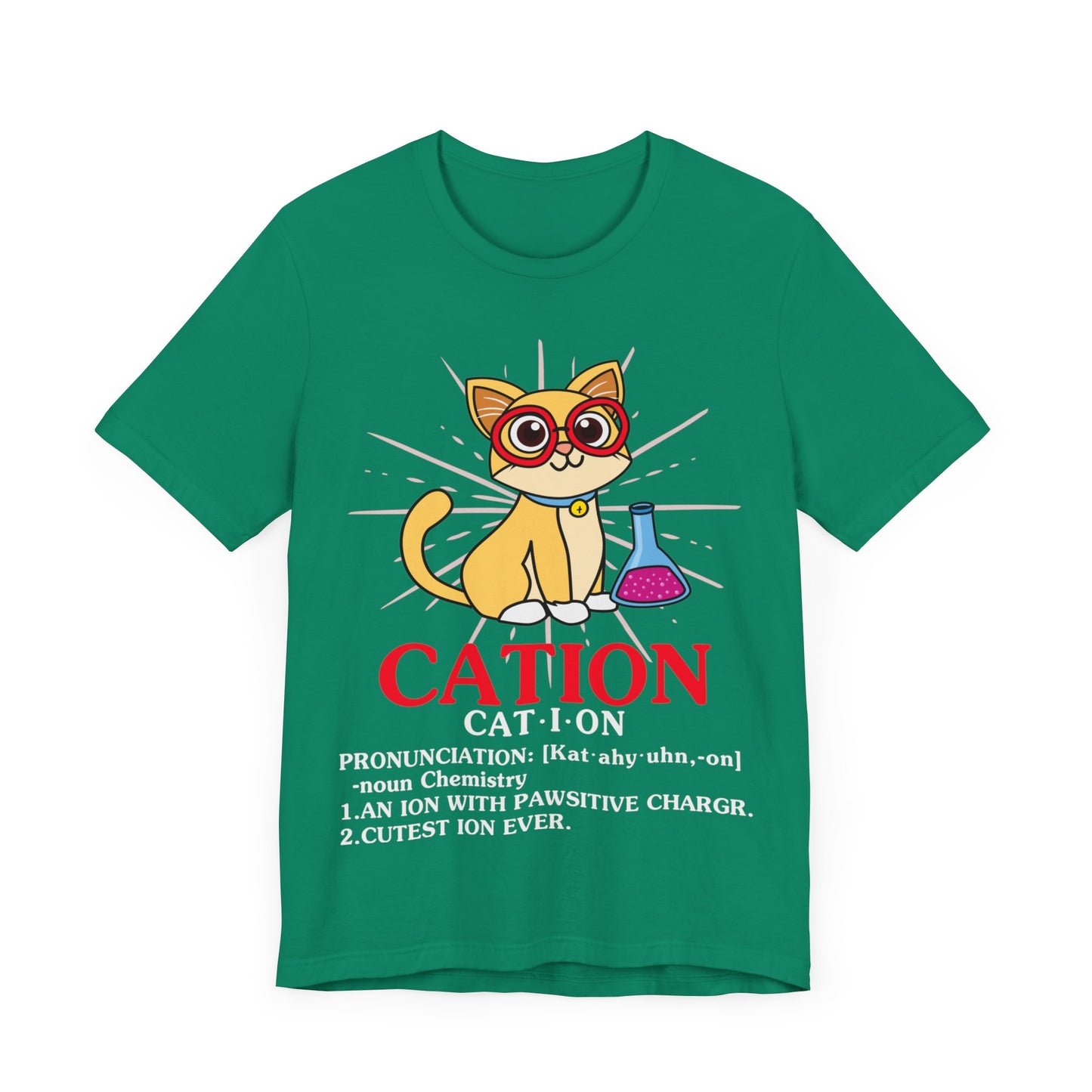 Cat-I-On (Cation) Definition Jersey Short Sleeve Tee