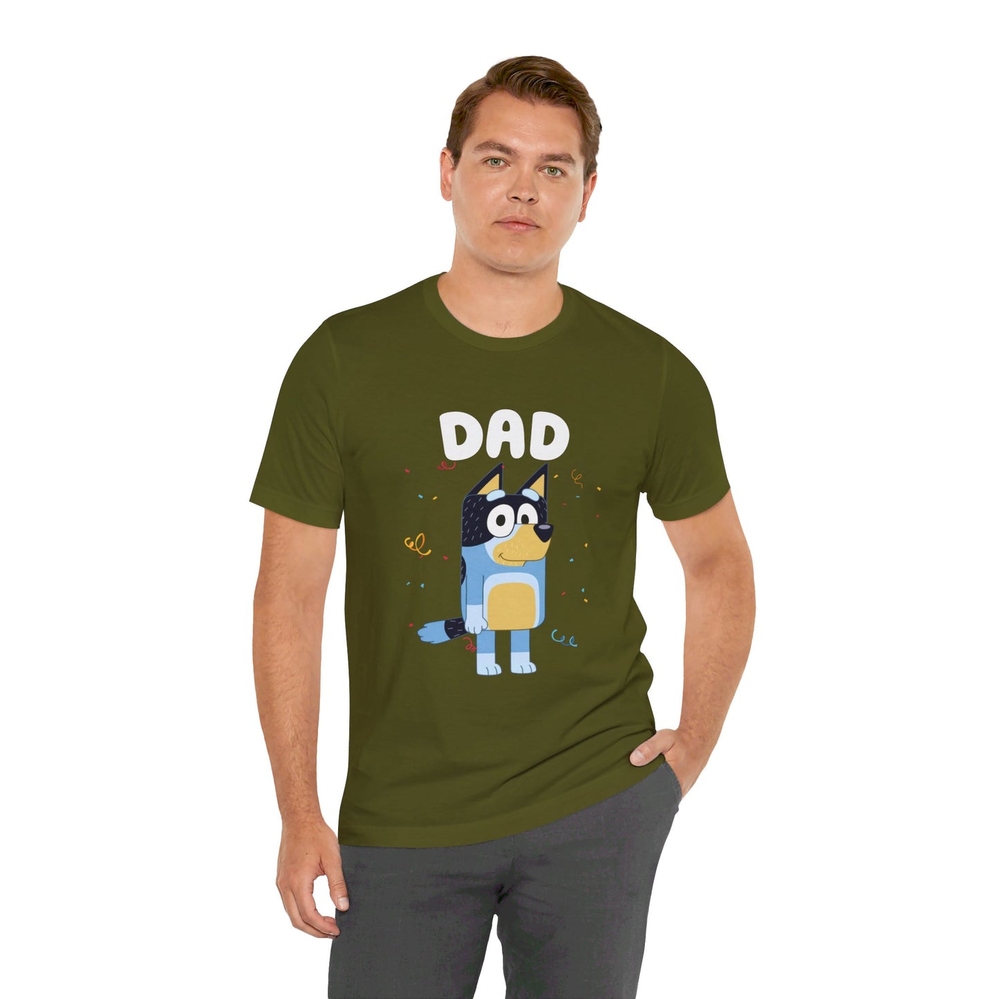 Dad Bluey Birthday Short sleeve Tshirt