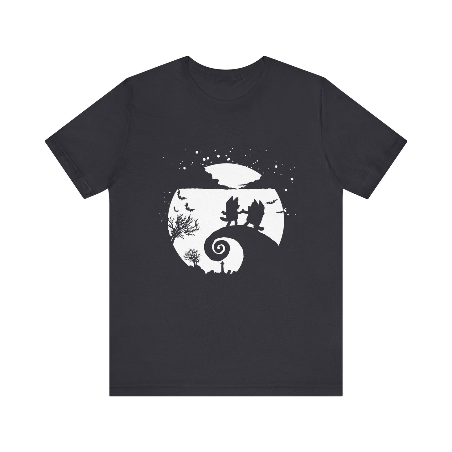 Bluey Nightmare Before Chistmas Jersey Short Sleeve Tee