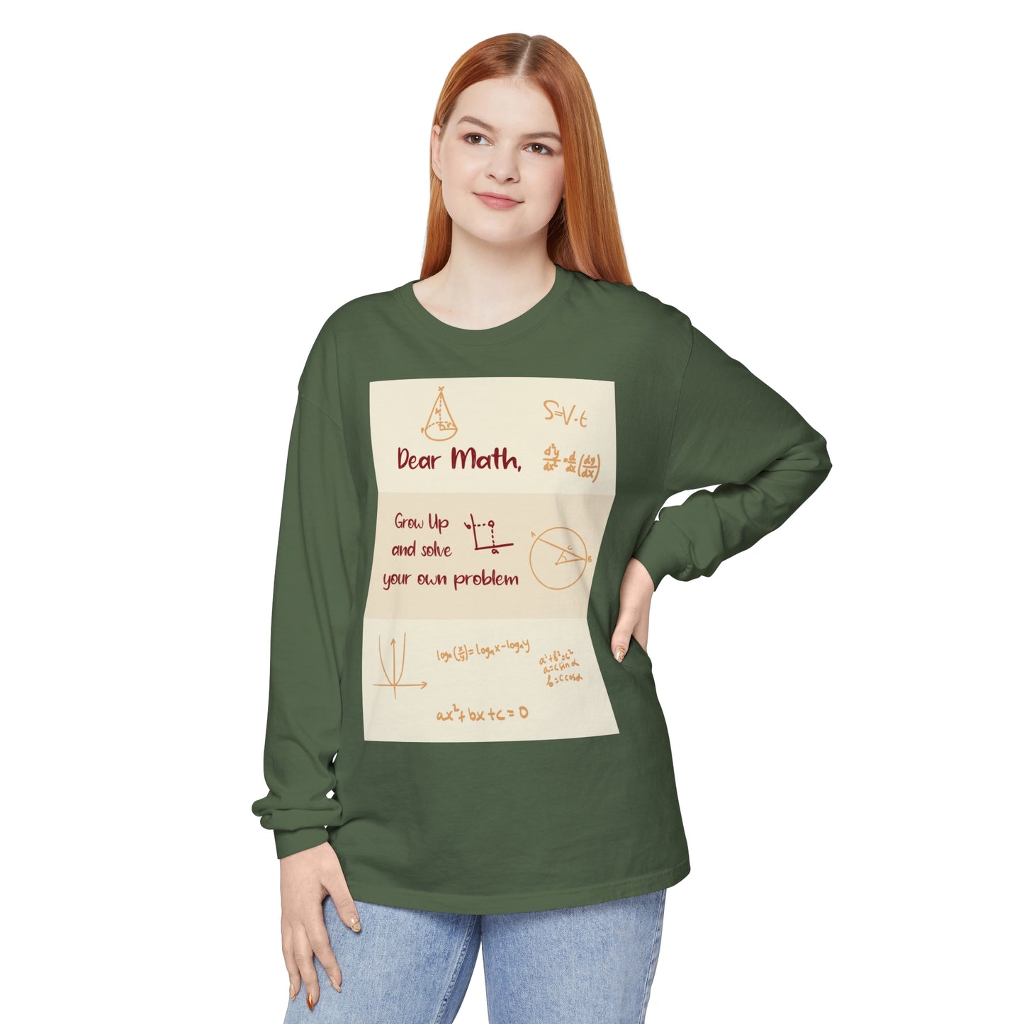 Dear Math Long Sleeve T-Shirt