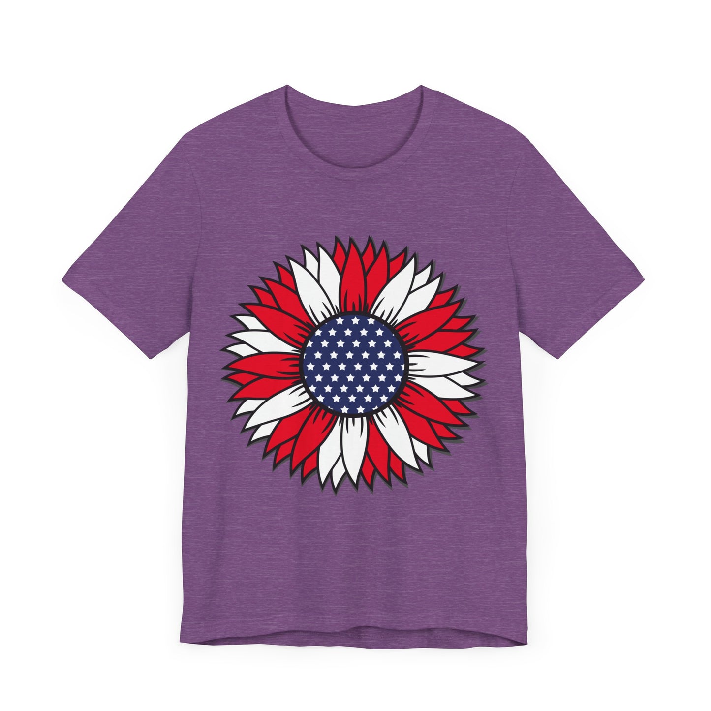 American Sunflower Jersey Short Sleeve Tee