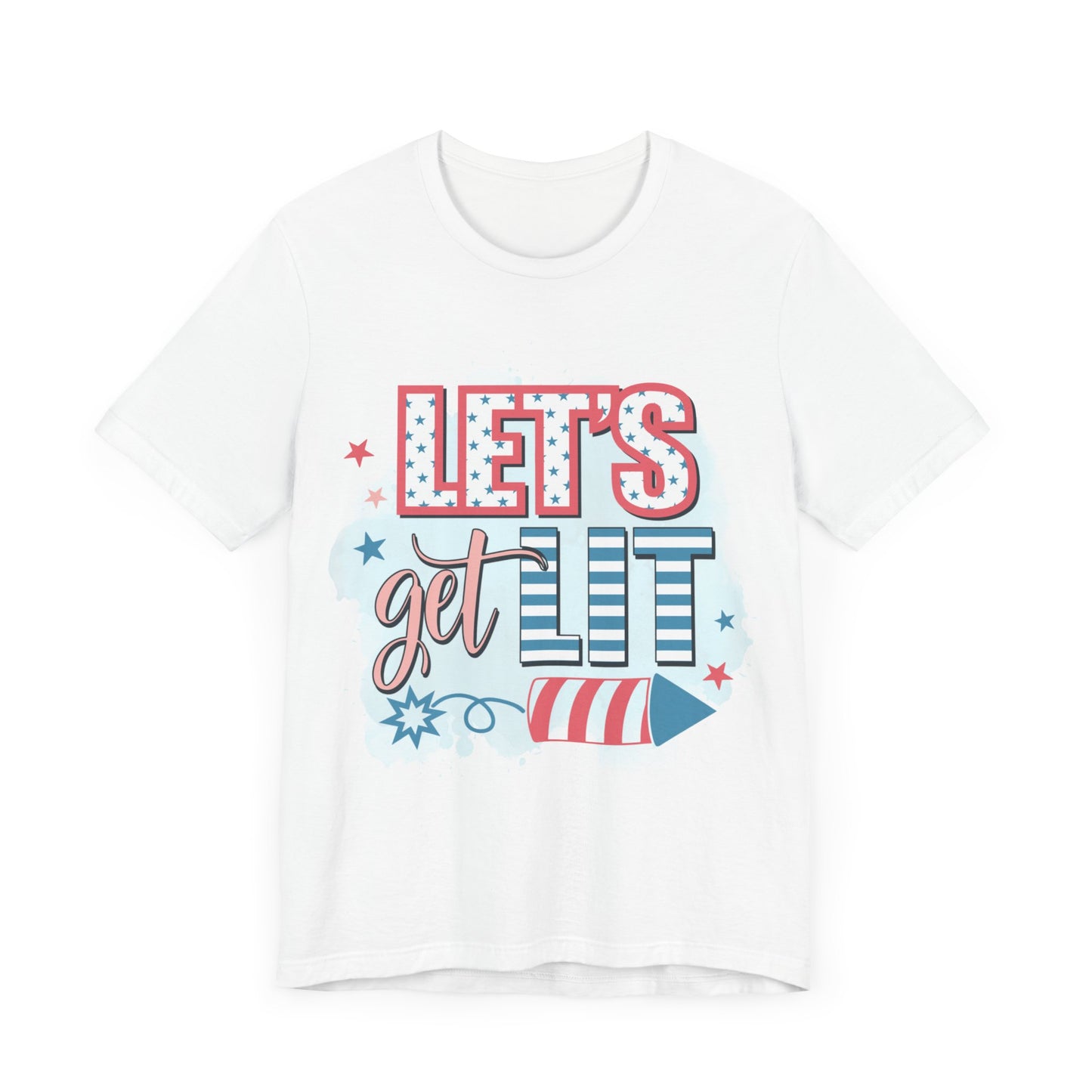 Lets Get Lit Jersey Short Sleeve Tee