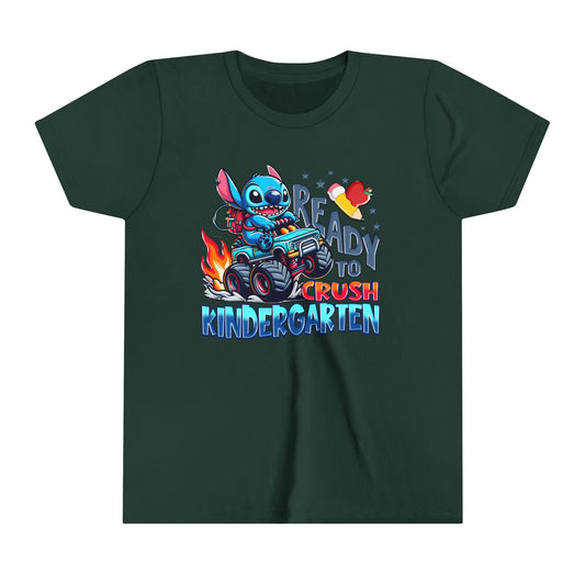 Ready to Crush Kindergarten Youth Short Sleeve Tee