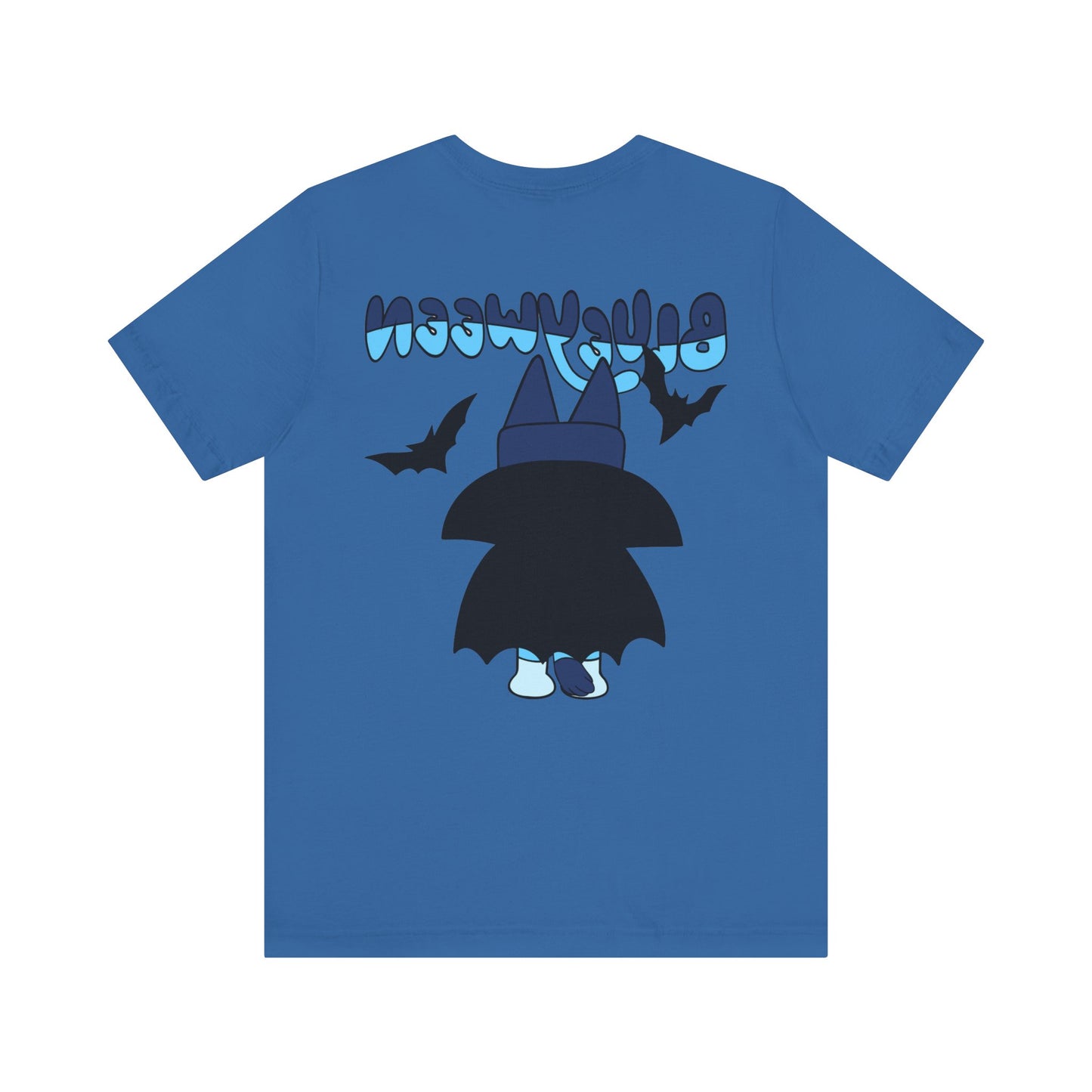 Blueyween "Blue Vampire" (front and back) Jersey Short Sleeve Tee