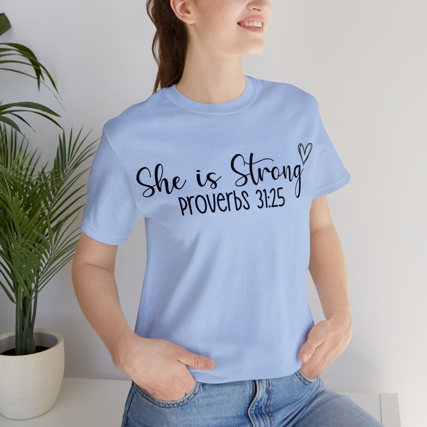 She is Strong Short sleeve Tshirt