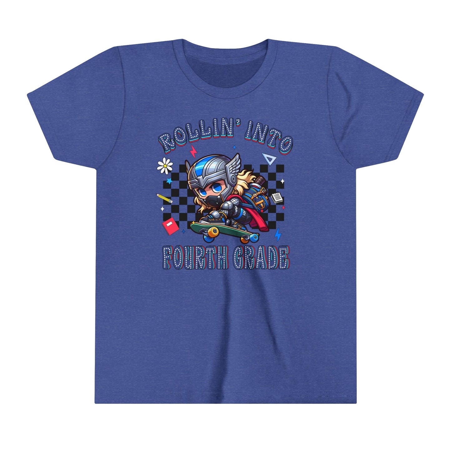 THOR - Rollin' Into 4th Grade Youth Short Sleeve Tee