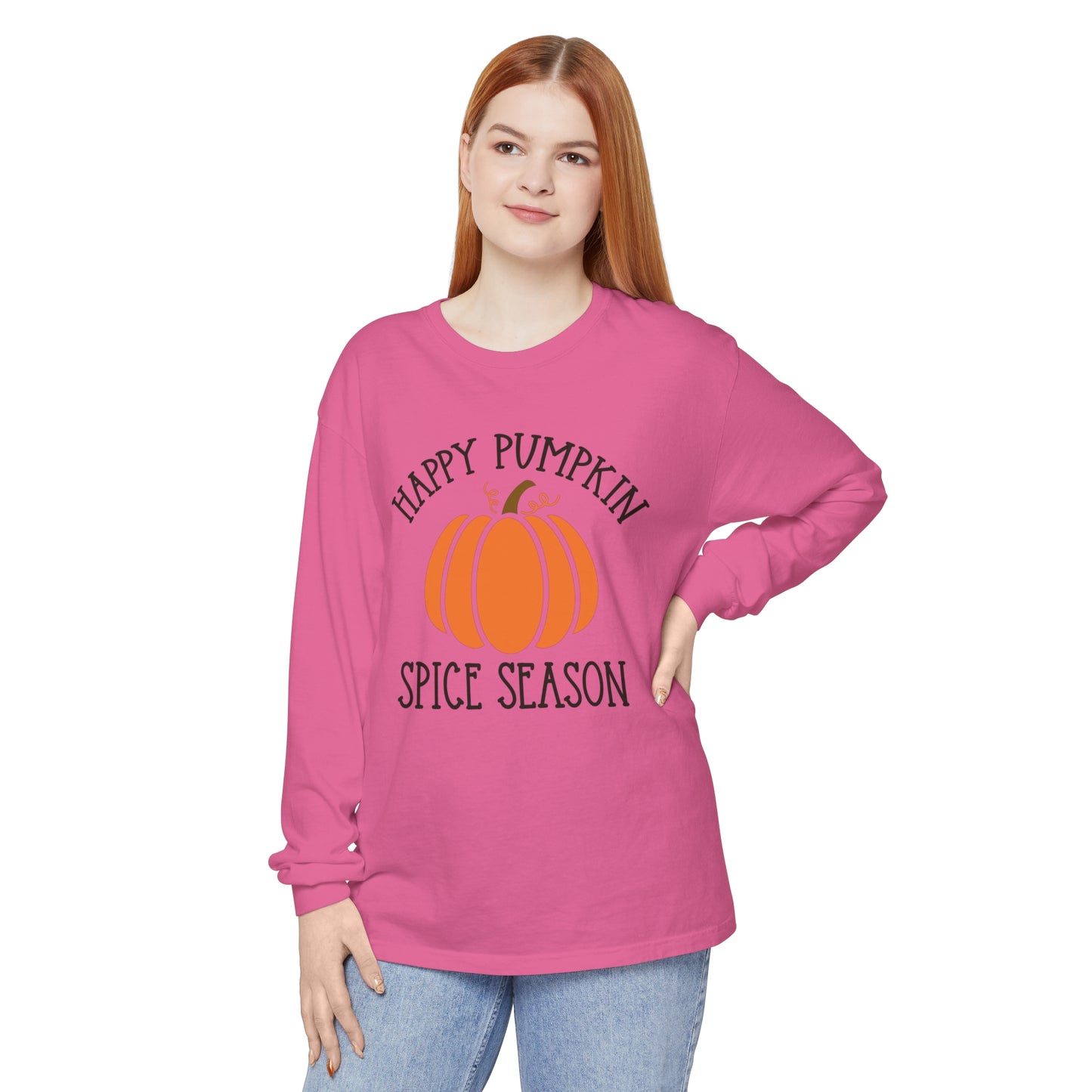 Happy Pumpkin Spice Season Long Sleeve T-Shirt