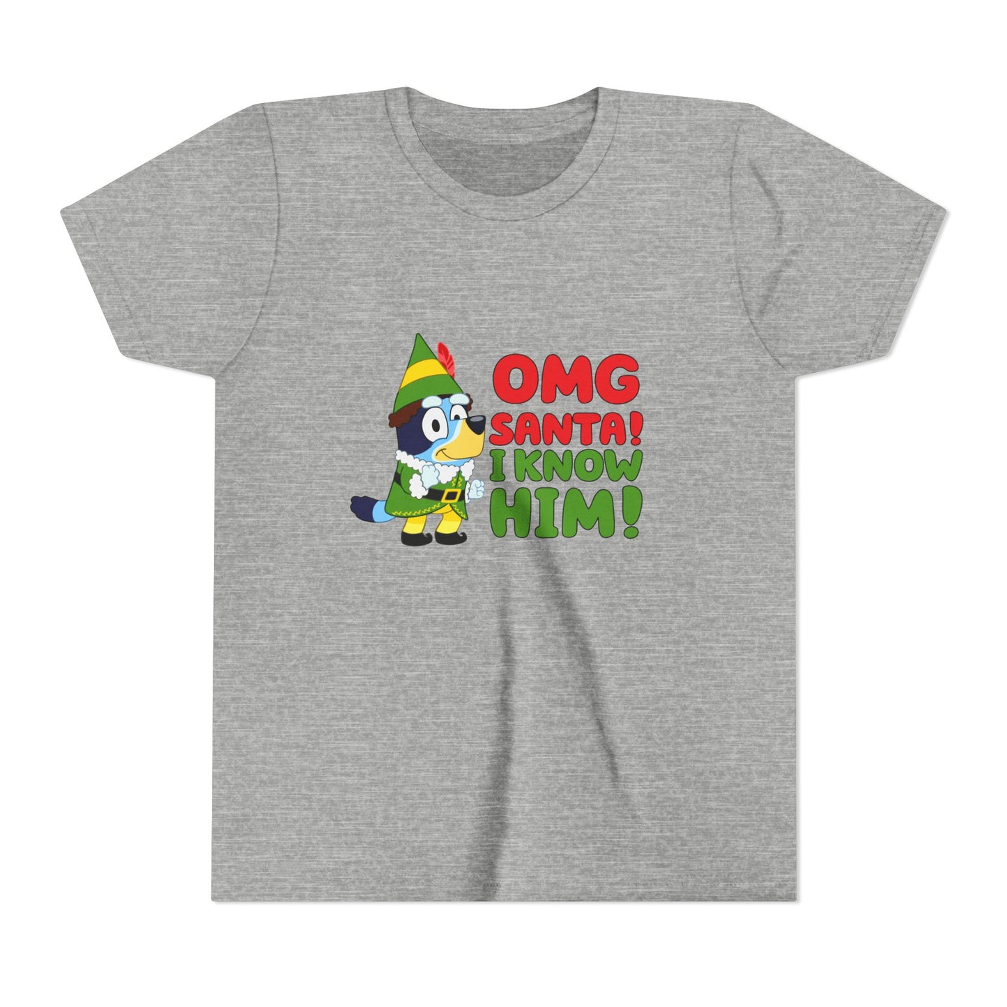 OMG Santa I know him Youth Short Sleeve Tee