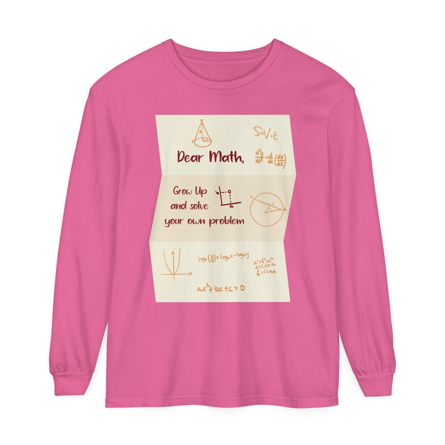 Dear Math Long Sleeve T-Shirt