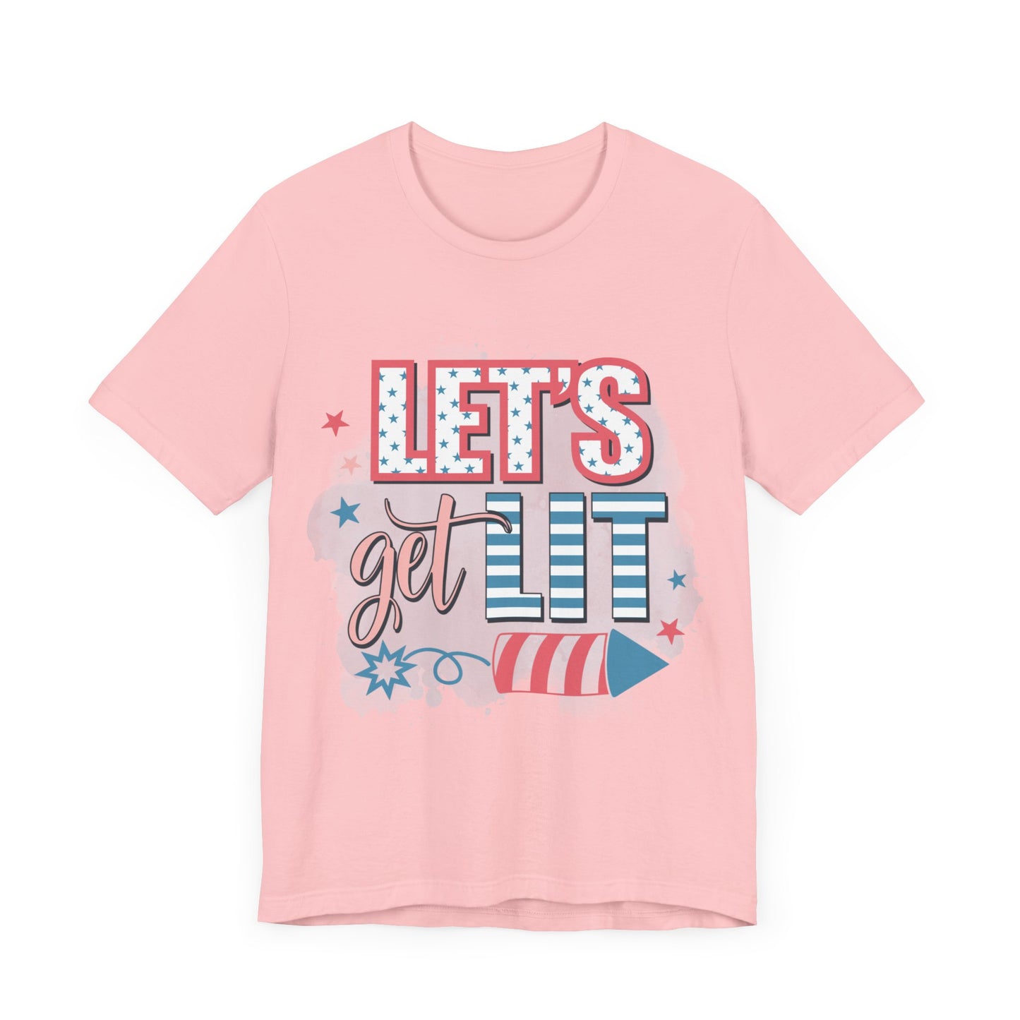Lets Get Lit Jersey Short Sleeve Tee