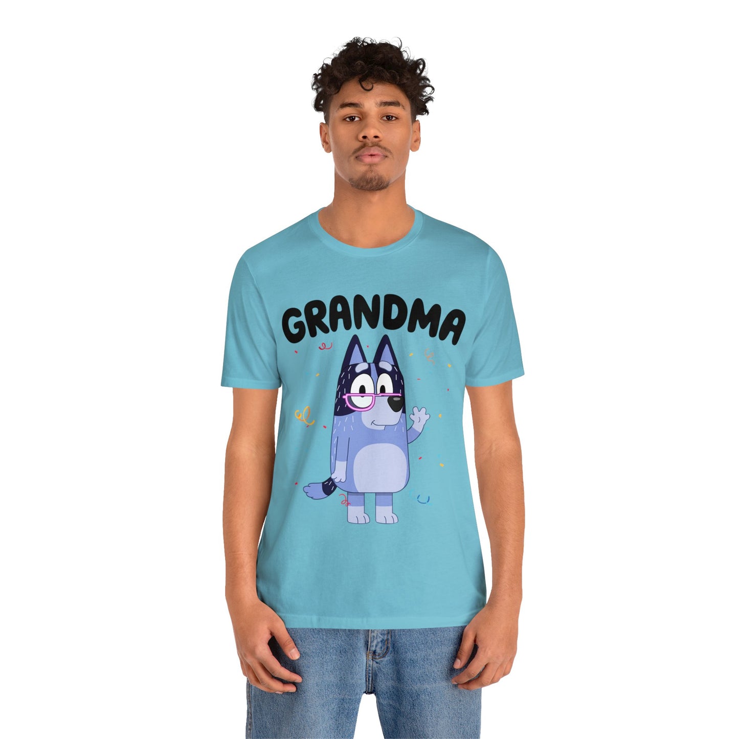 Grandma Bluey Birthday short sleeve Tshirt