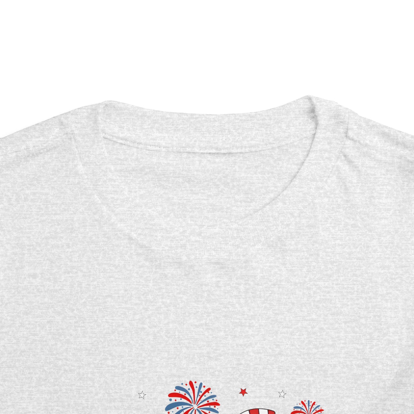 Happy 4th of July Toddler Short Sleeve Tee