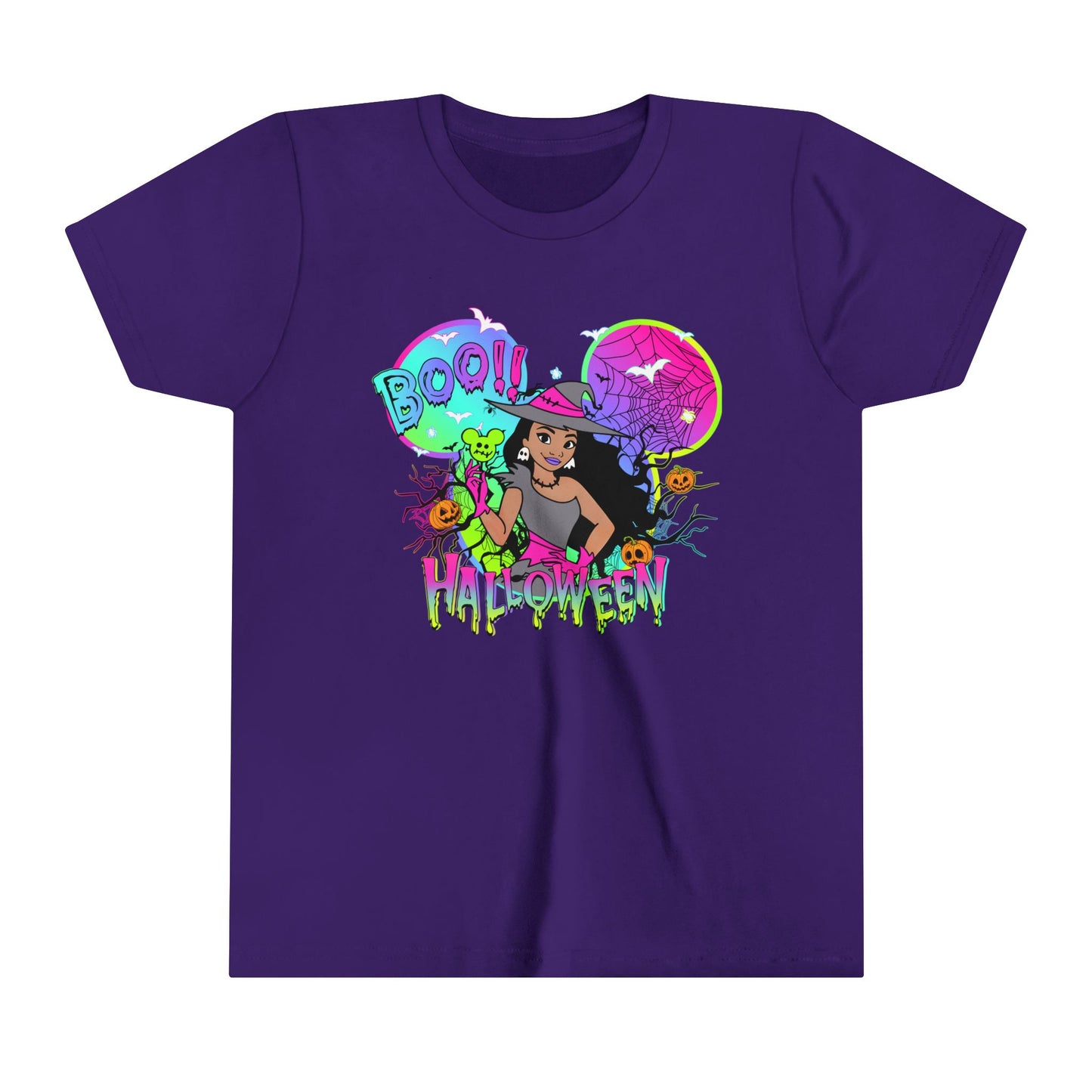 Moana Boo! Halloween Youth Short Sleeve Tee