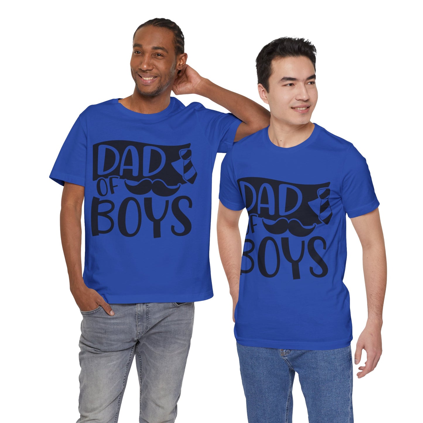 Dad of Boys Jersey Short Sleeve Tee