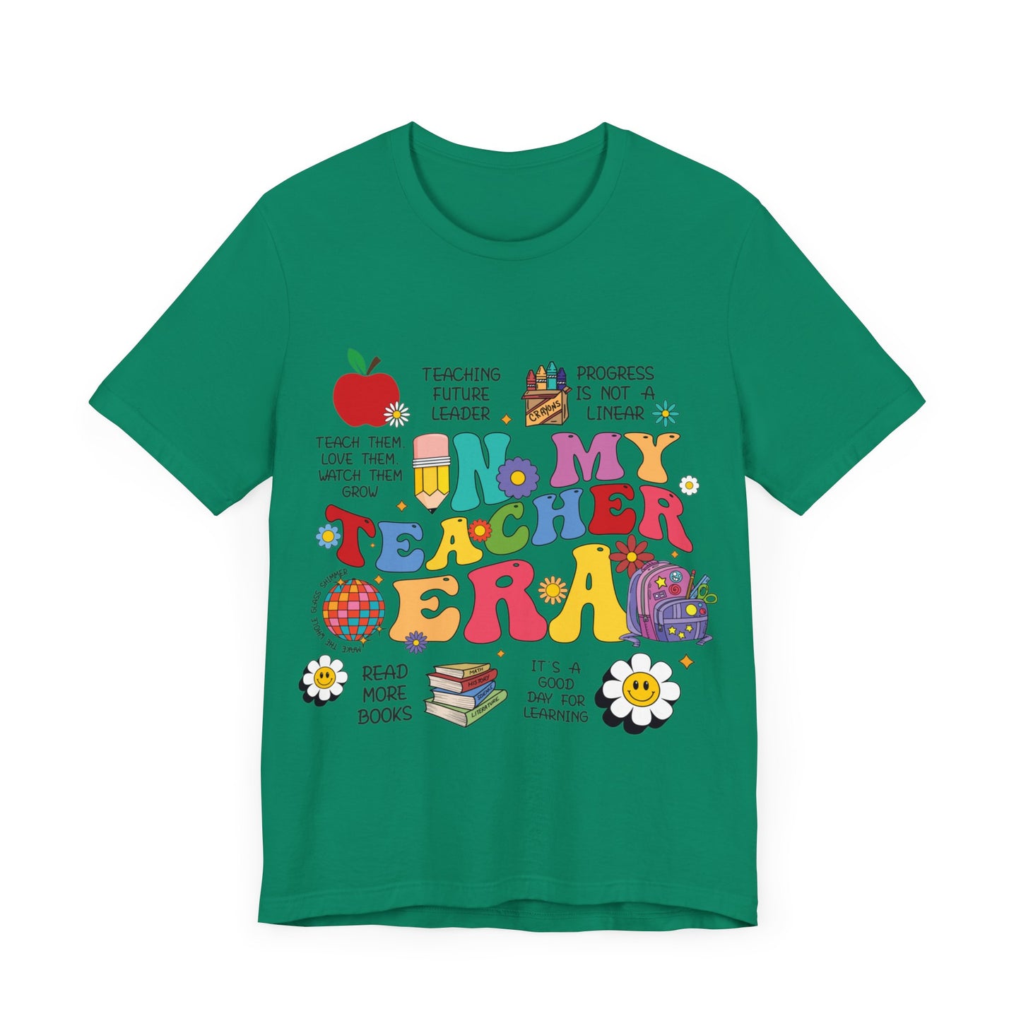 In My Teacher Era Jersey Short Sleeve Tee