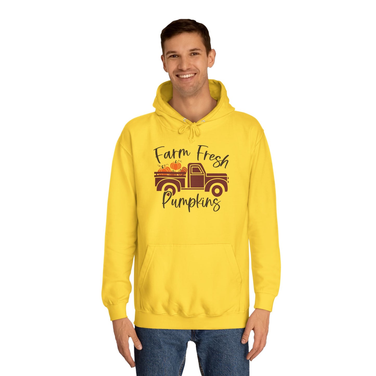 Farm Fresh Pumpkins College Hoodie