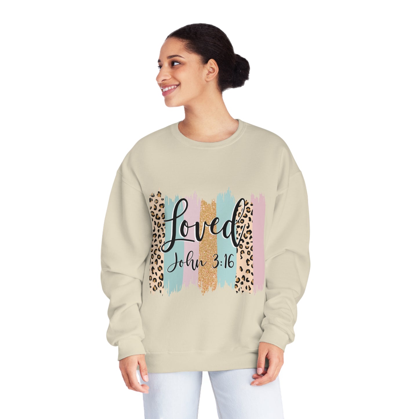 Loved John 3:16 Crewneck Sweatshirt