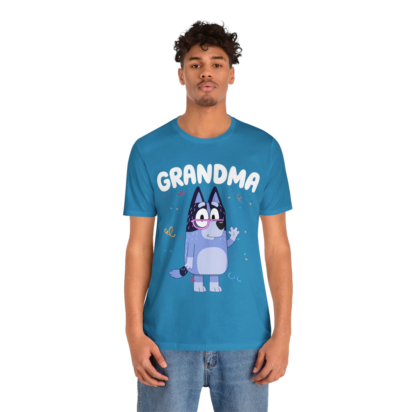 Grandma Bluey Birthday short sleeve Tshirt
