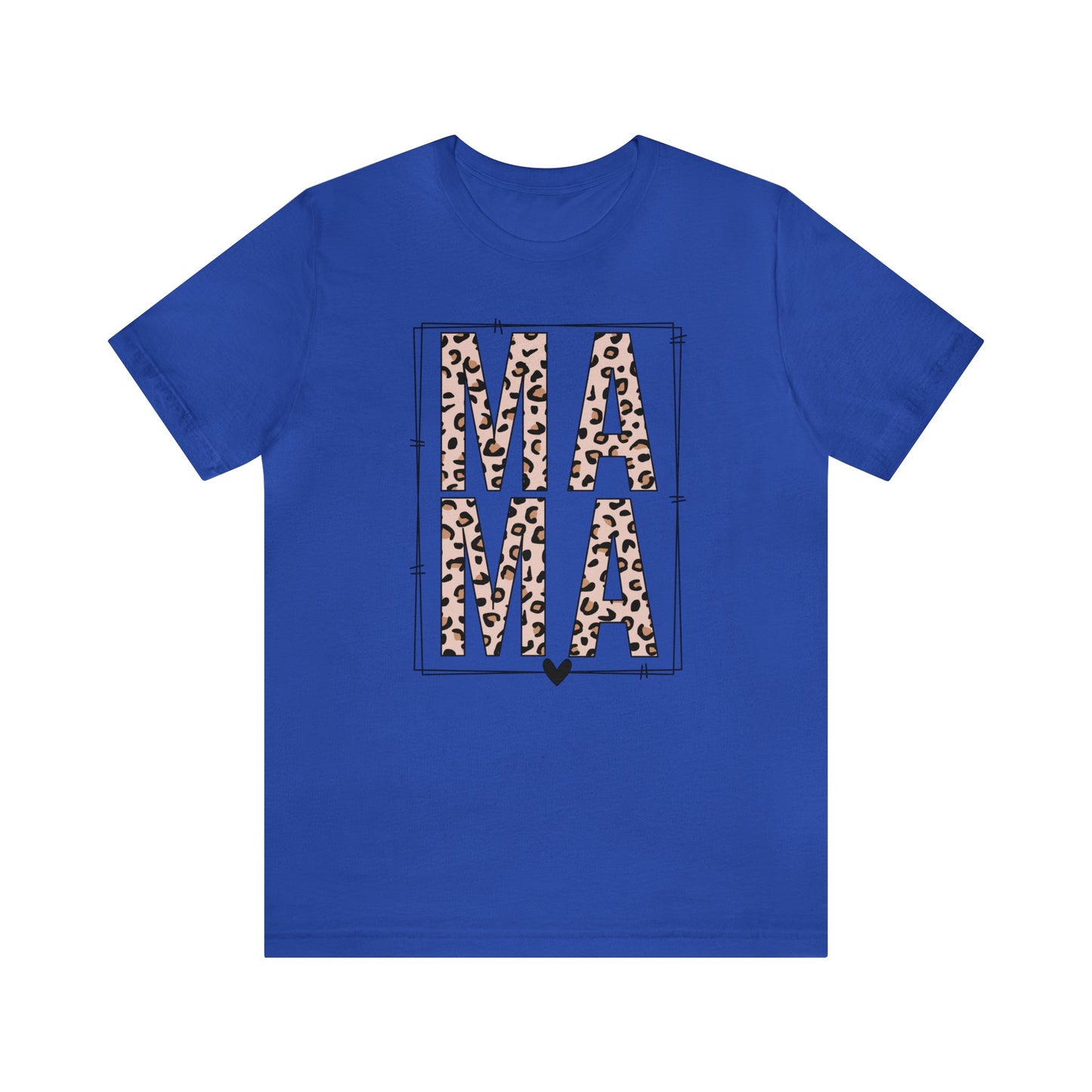 MAMA Leopard print short sleeve tshirt