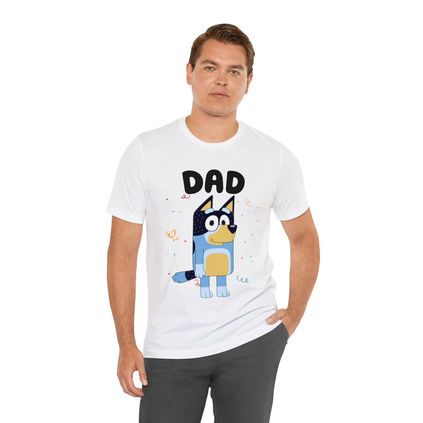 Dad Bluey Birthday Short sleeve Tshirt