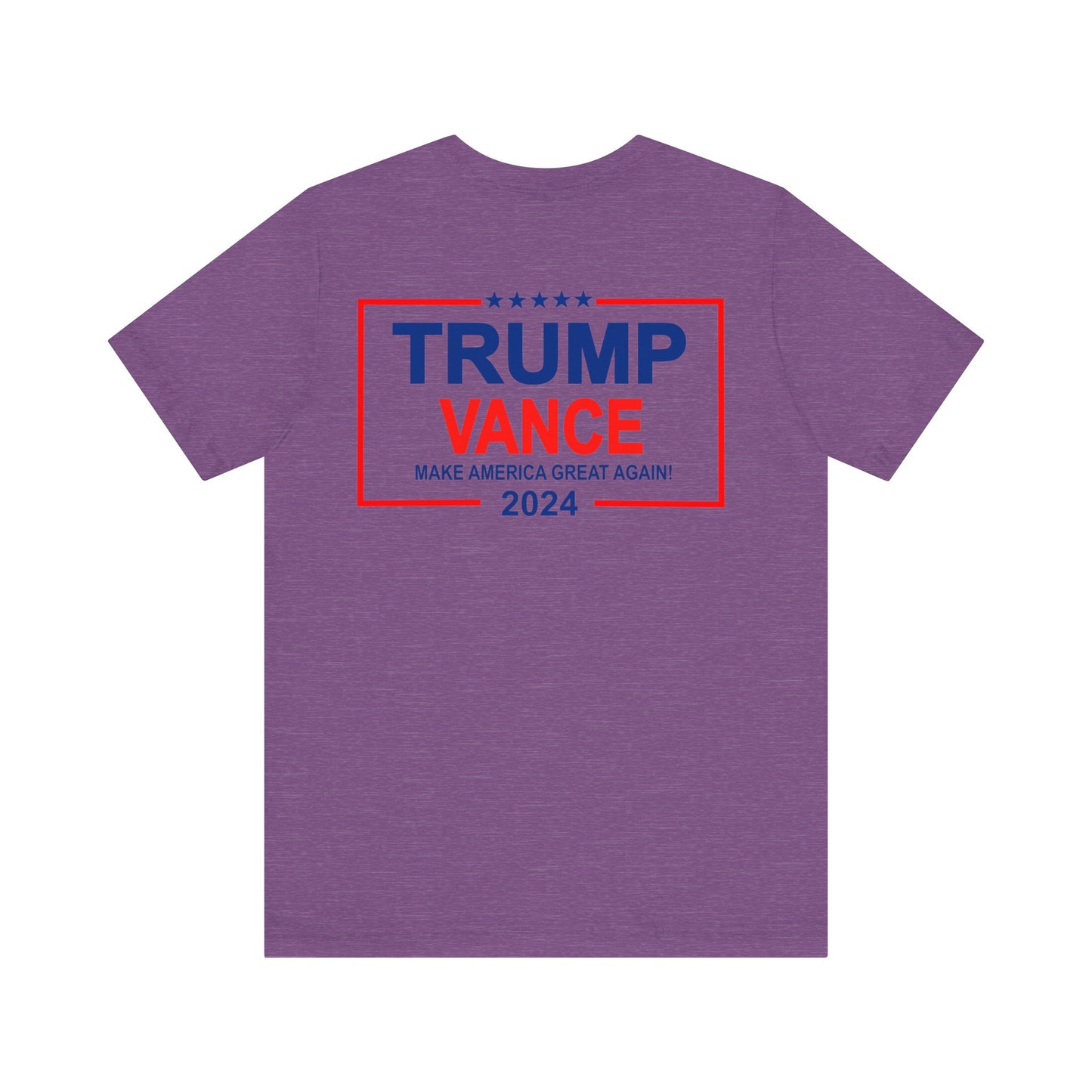 You Missed (front) Trump/Vance 2024 (back) Jersey Short Sleeve Tee