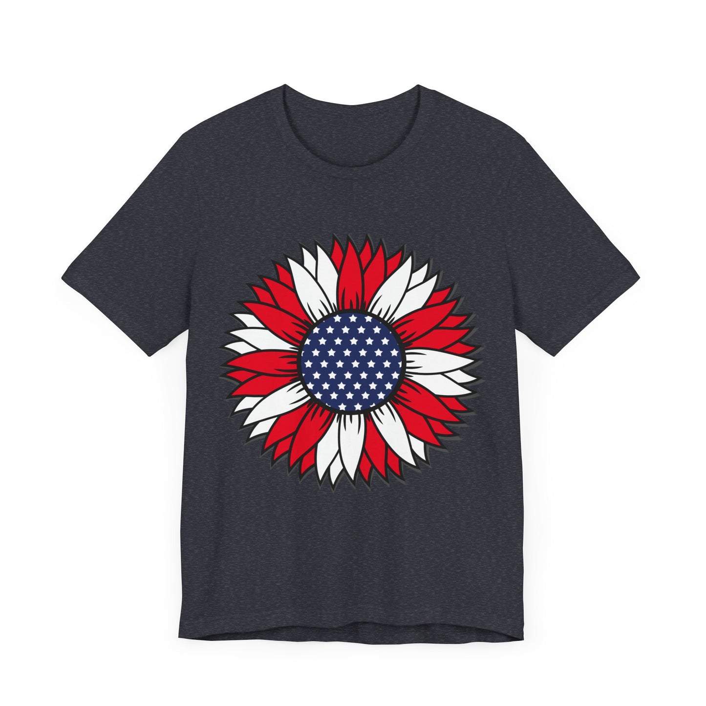 American Sunflower Jersey Short Sleeve Tee