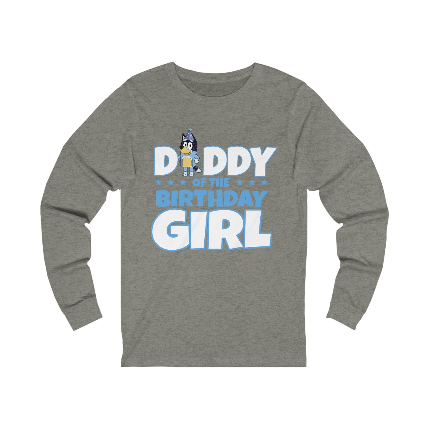Bluey Dad of the Birthday girl Long sleeve Tshirt